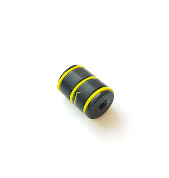Svart pärla 18x12mm