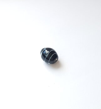 Svart pärla 13x11mm