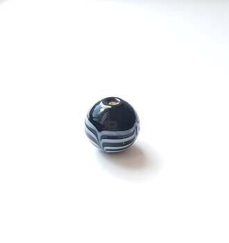 Svart pärla 15x16mm