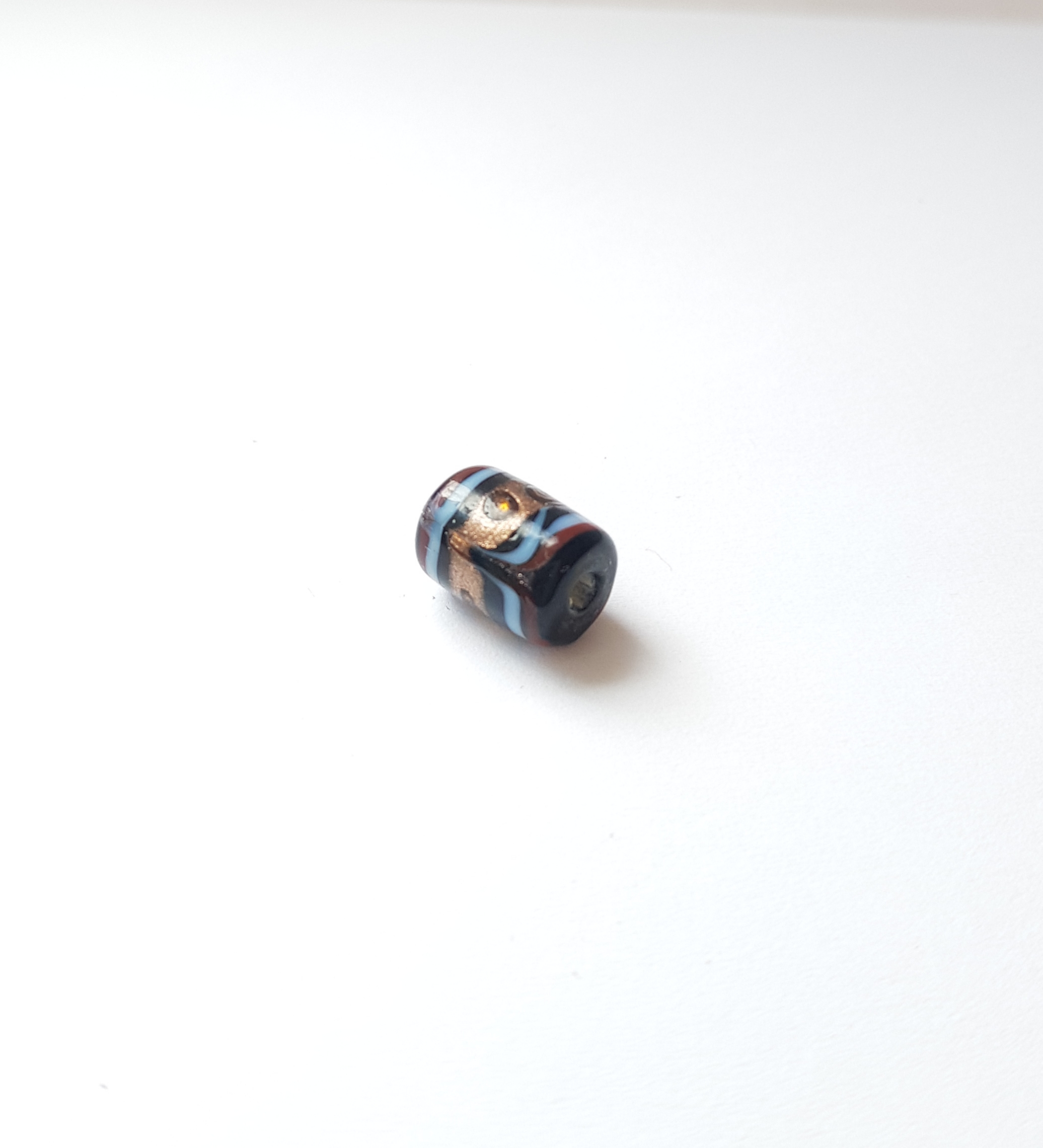 Svart pärla 12x9mm