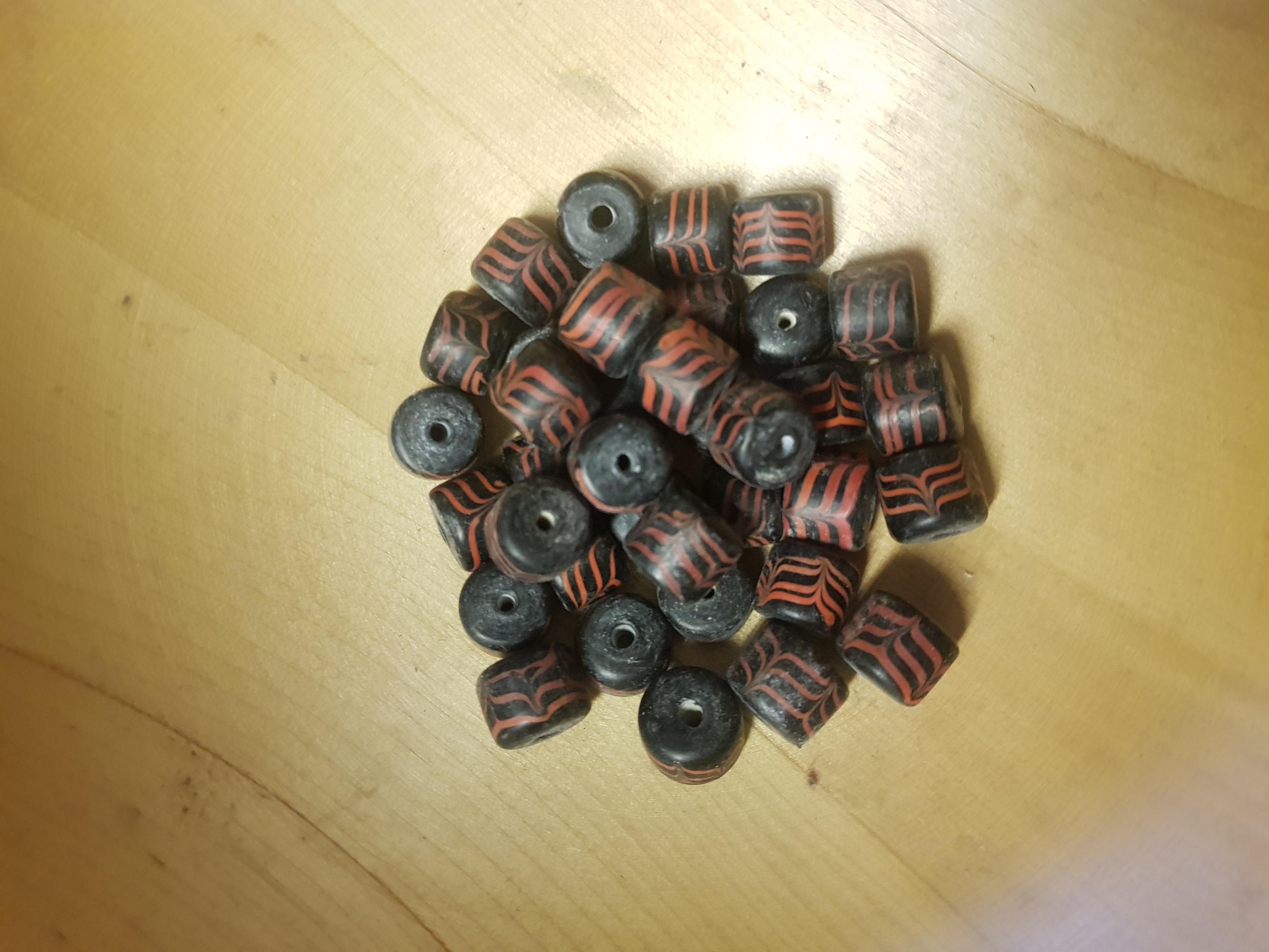 Svart pärla 11x13mm - 2