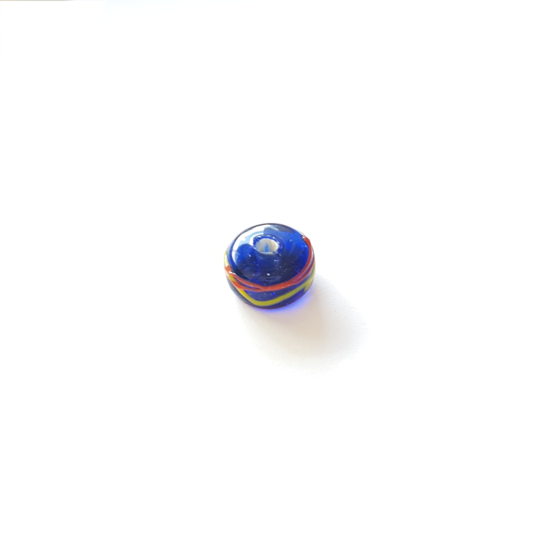 Blå pärla 7x11mm