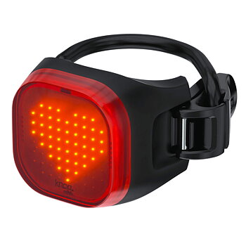 Belysning Knog Blinder Mini Rear Love Svart