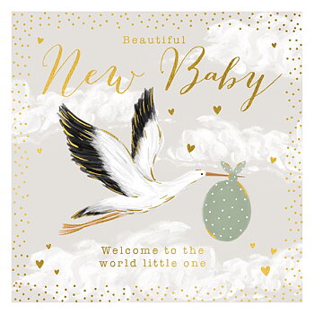 New Baby Stalk, Greeting Card