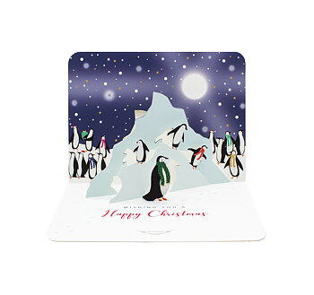 Penguins Box&nbsp;, 3D Greeting Card