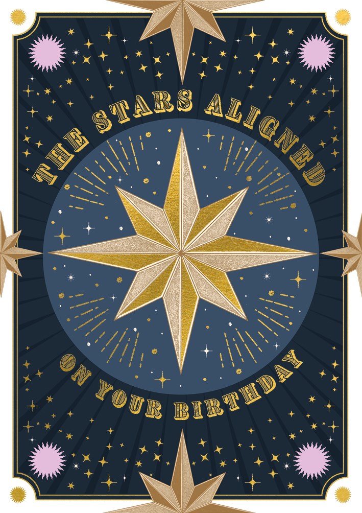 The Stars Aligned, Greeting Card