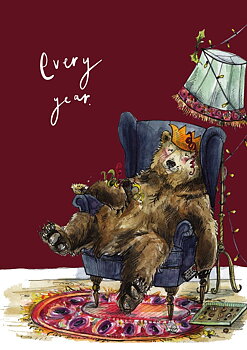 Every Year Bear, Greeting Card