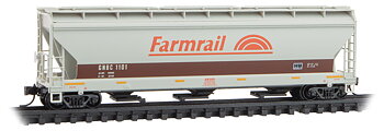 Hopper 3-bay covered Farmrail GNBC #1101