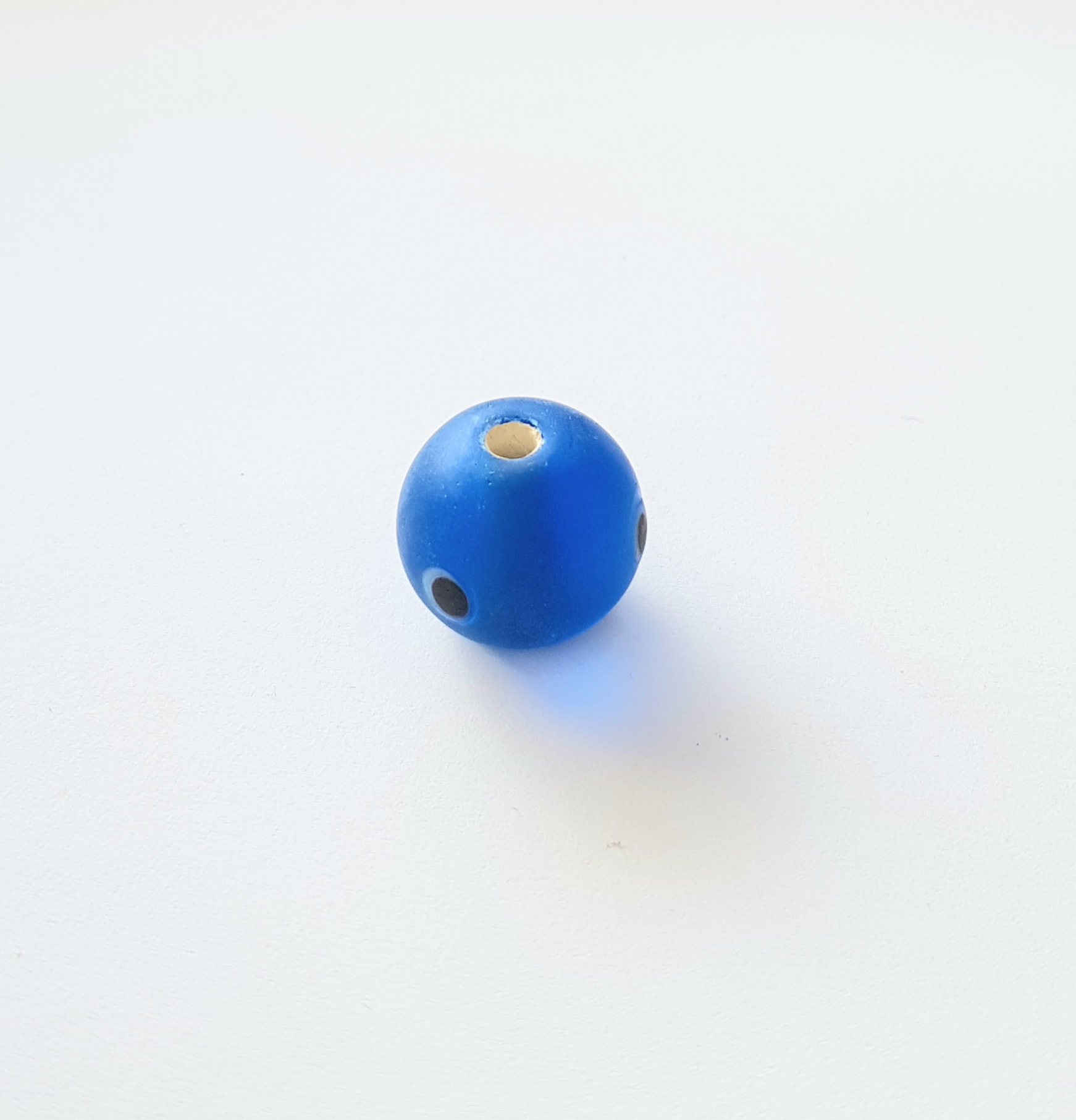Blå pärla 14x15mm