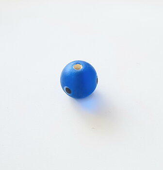 Blå pärla 14x15mm