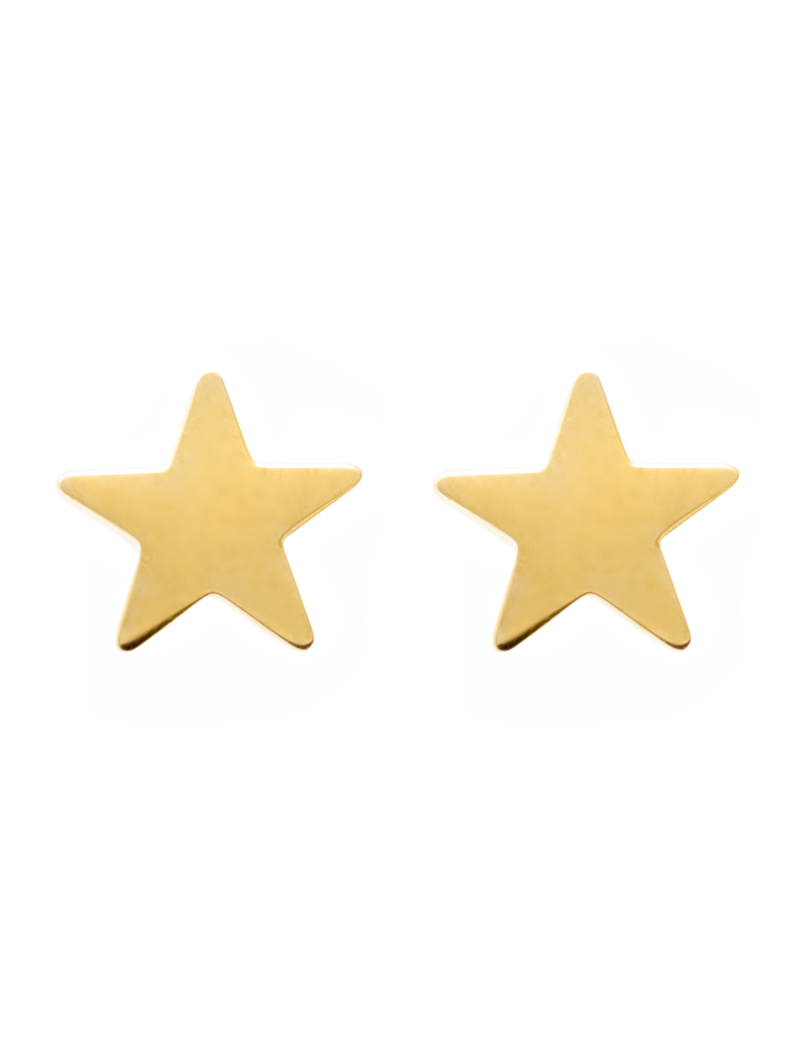 star stud, gold