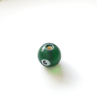 Grön pärla 14x16mm