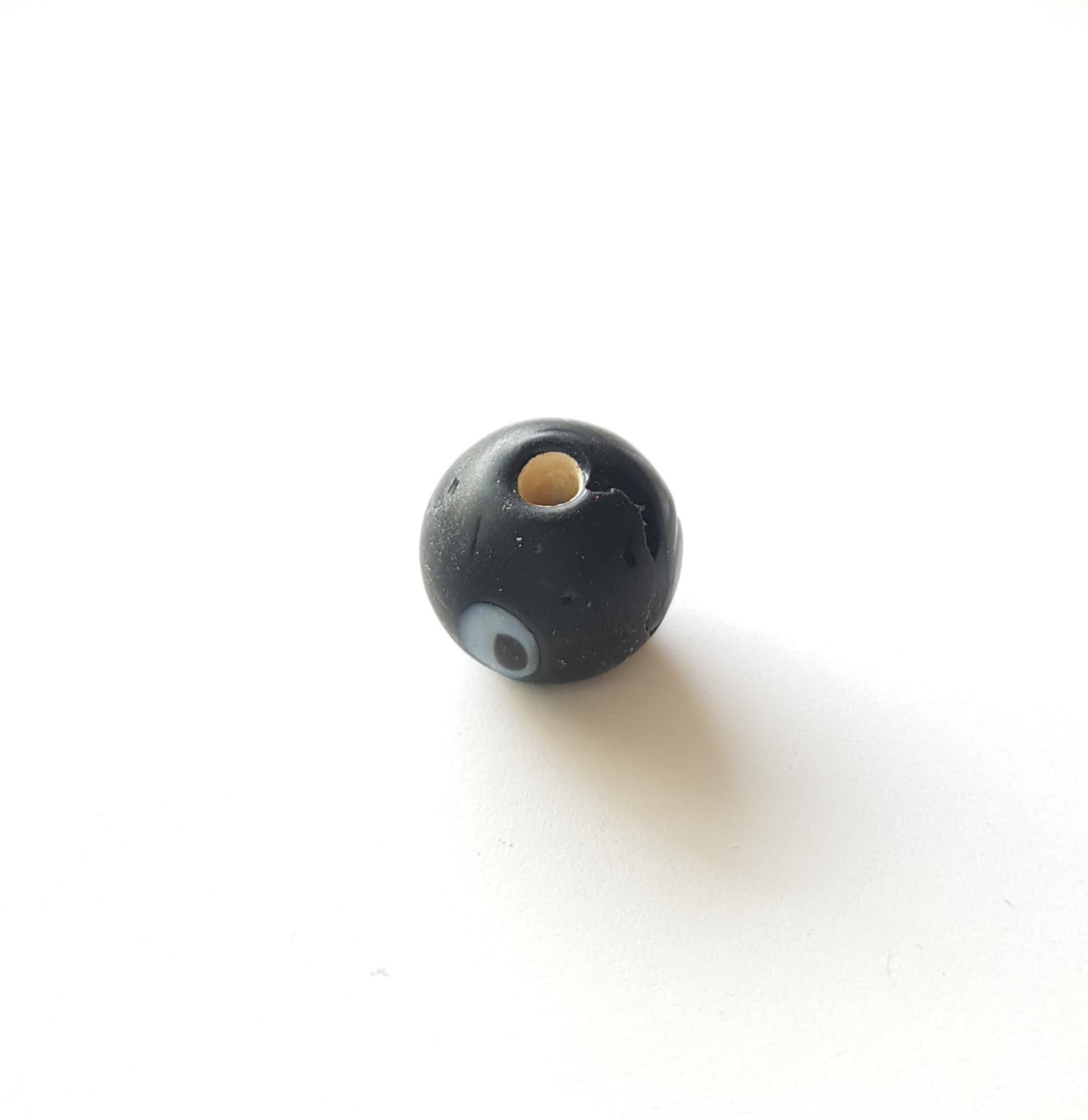 Svart pärla 14x16mm