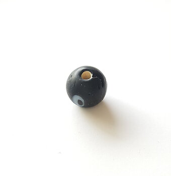 Svart pärla 14x16mm