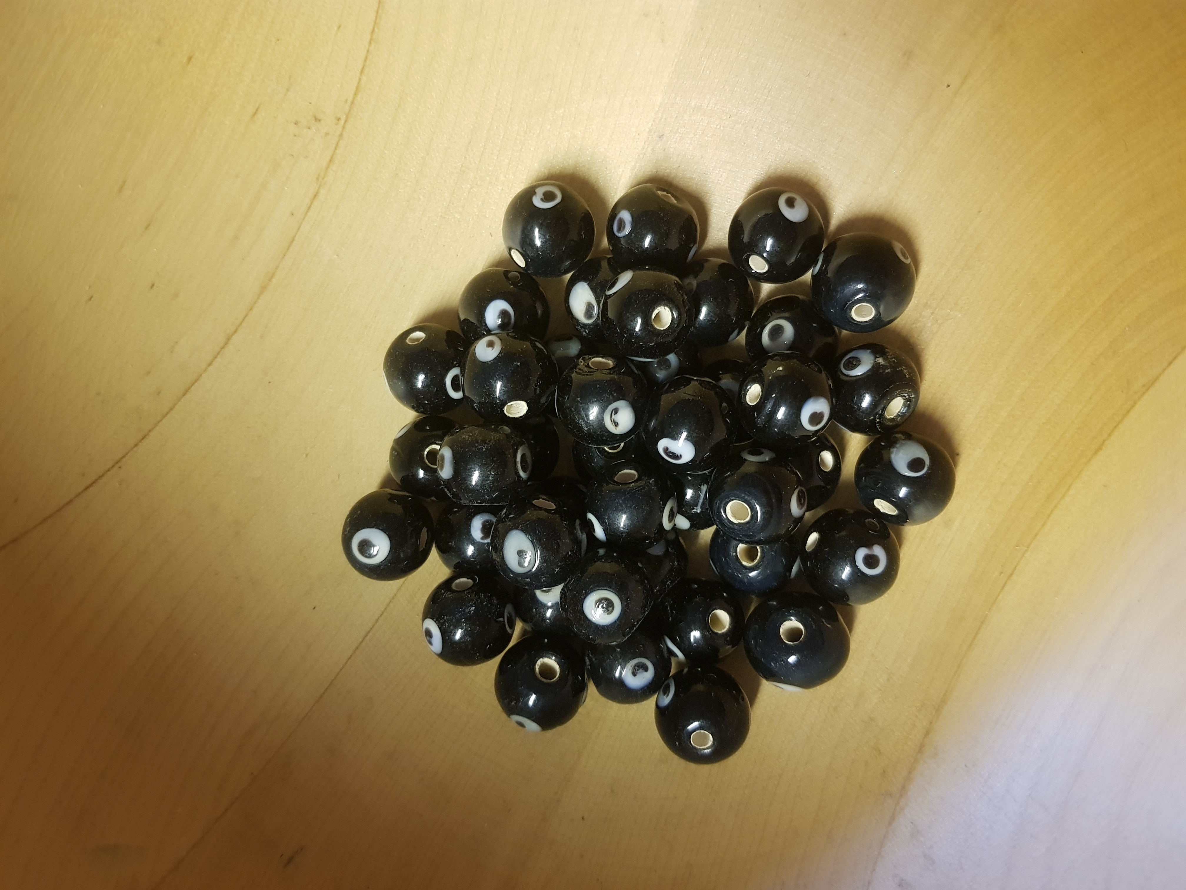Svart pärla 14x16mm - 2
