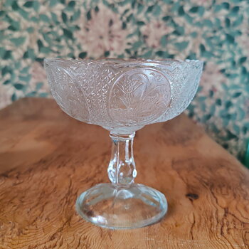 Pressglasskål klarglas