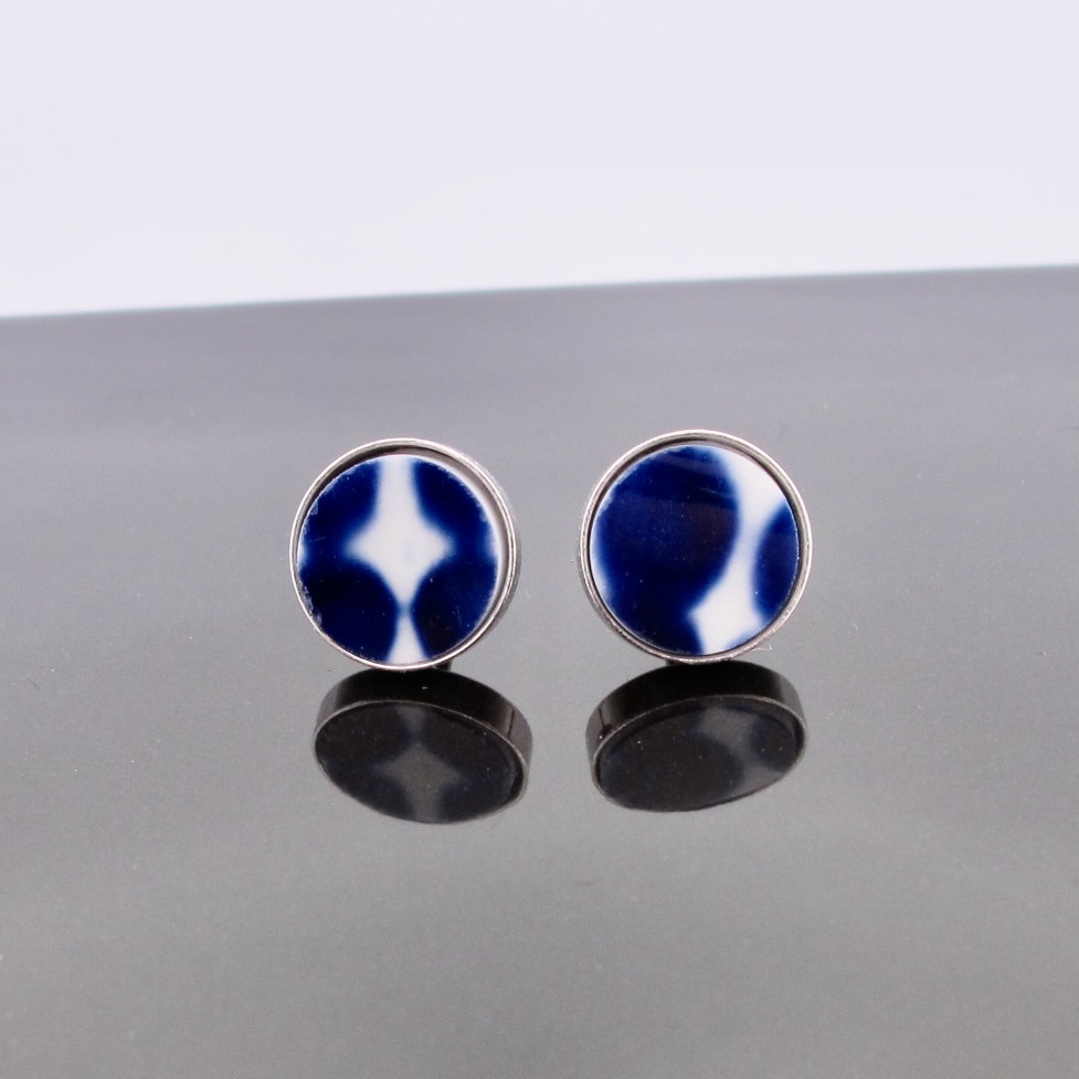 Örhänge Stift Porslin Adam 10mm