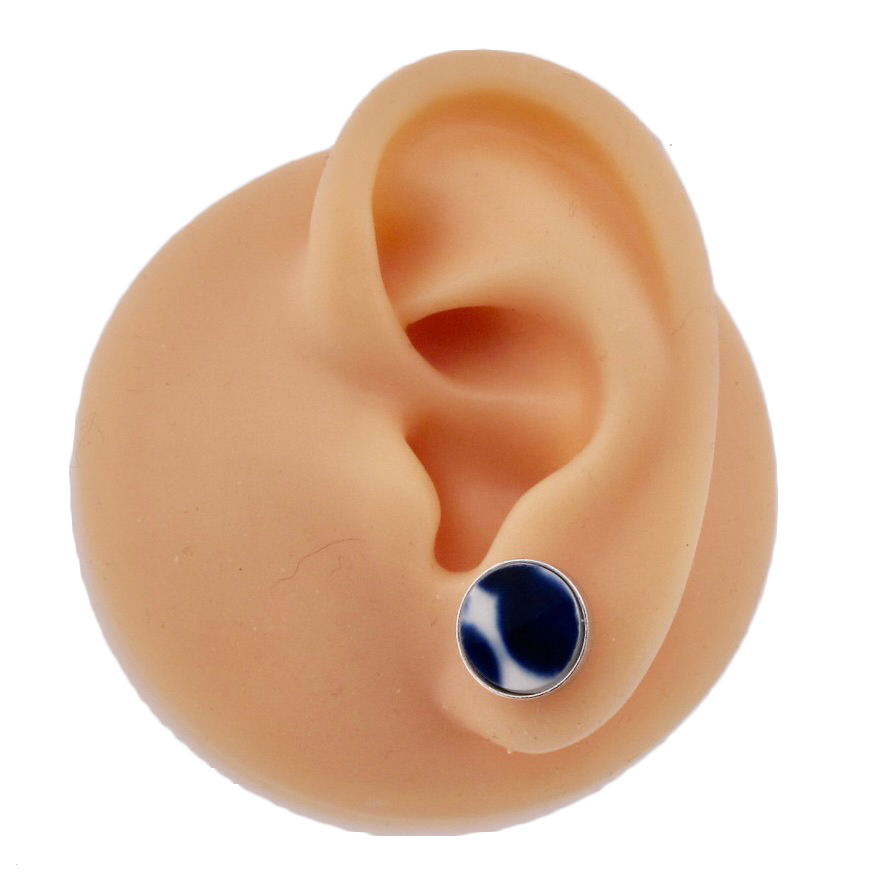Örhänge Stift Porslin Adam 10mm - 4