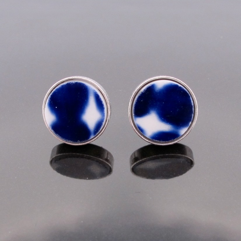 Örhänge Stift Porslin Adam 10mm - 6