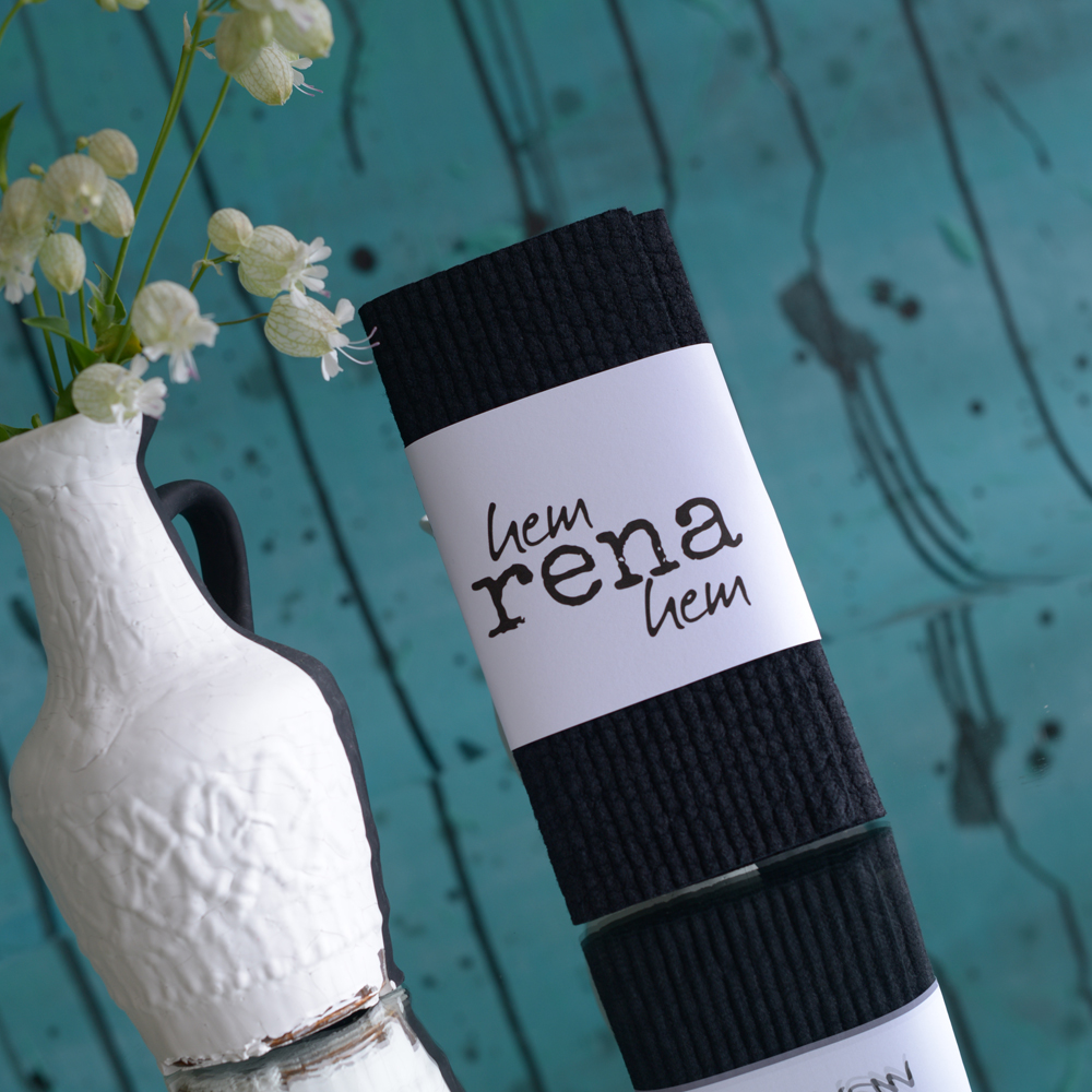 black dishcloths RENA 2-pack - 2