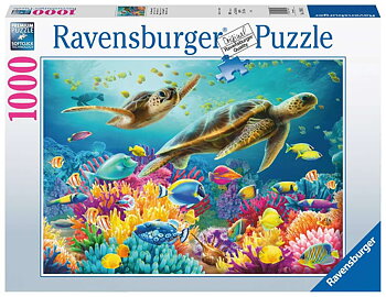 Blue underwater world 1000 Bitar Ravensburger