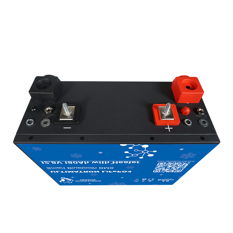 LiFePO4 Batteri 12 Volt 200 Ah , BMS , Bluetooth App , under sätet , HEAT , Bodelsbatteri - 2