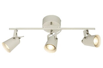 METZ takspot 3:a rak, vit/stål - Aneta Lighting