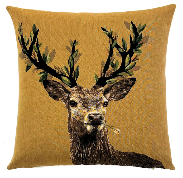 Deer with leaves  2/set