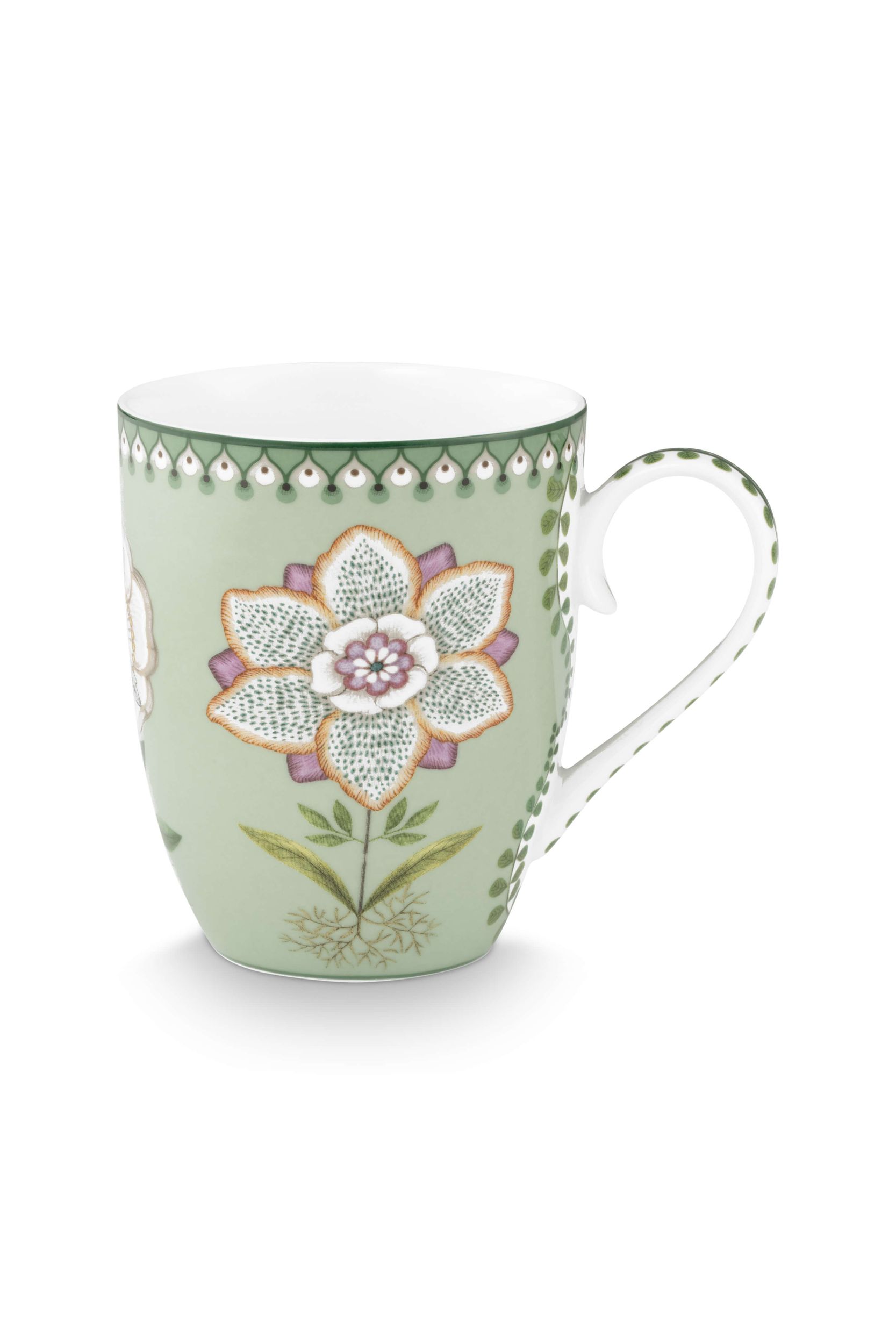  Pip Studio Tea for One Lilly & Lotus Grön  - 3