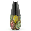 Ingrid Atterberg (Mimosa 1952) Gently Swelling Vase with Leaf Decor 27 cm