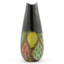 Ingrid Atterberg (Mimosa 1952) Gently Swelling Vase with Leaf Decor 27 cm