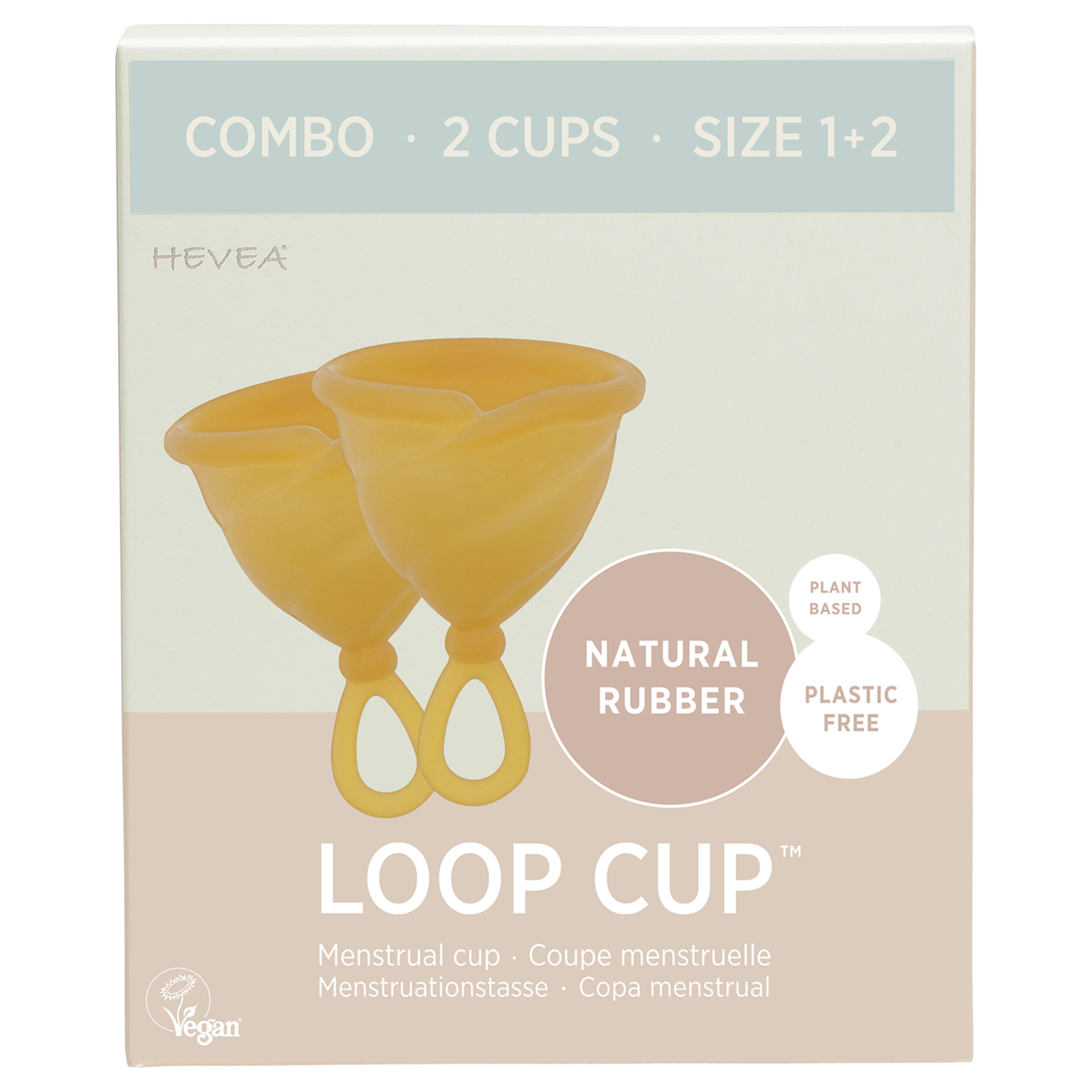 Hevea - Loop Cup Menskopp i Naturgummi
