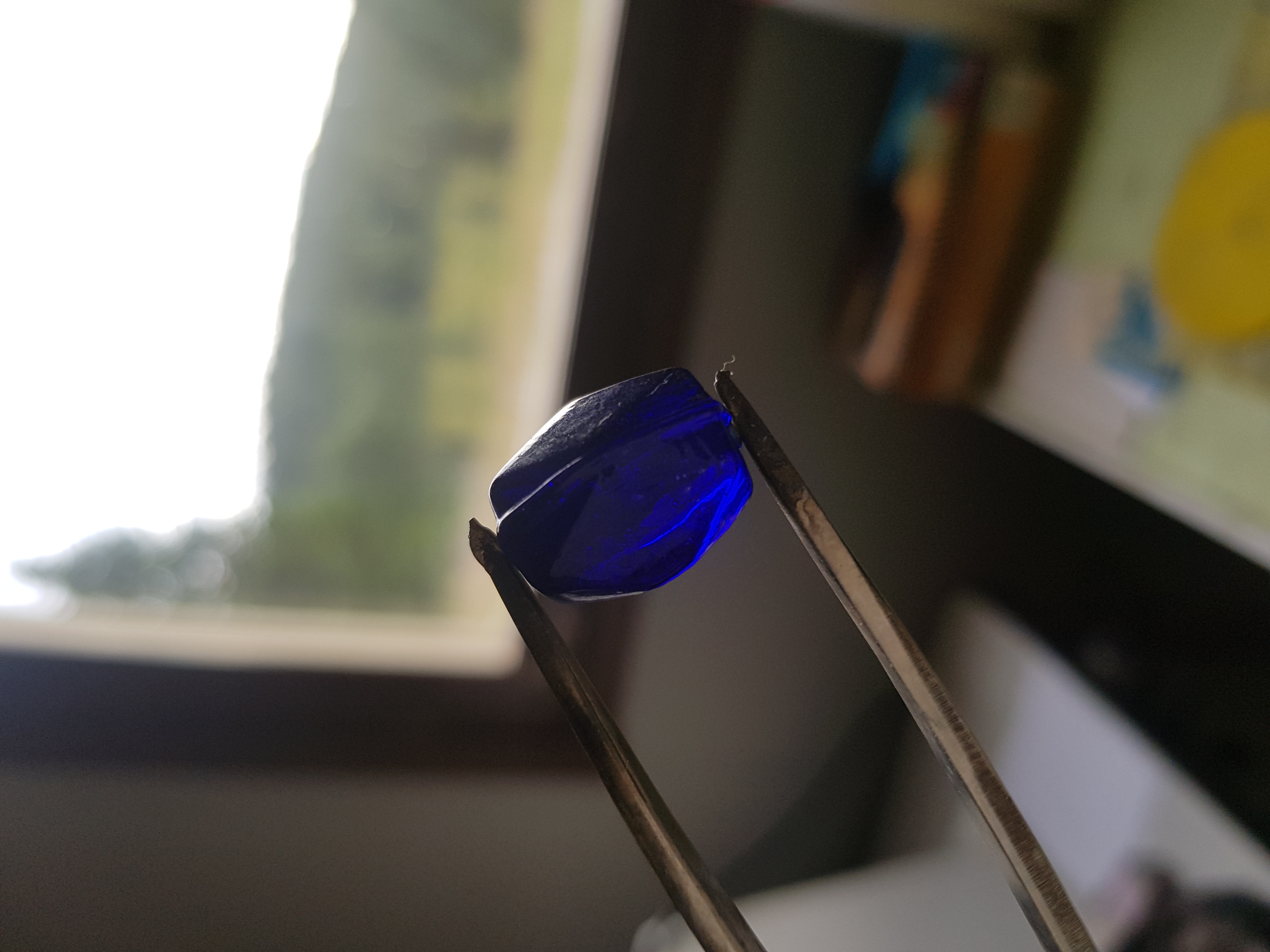 Blå pärla 16x13mm - 2