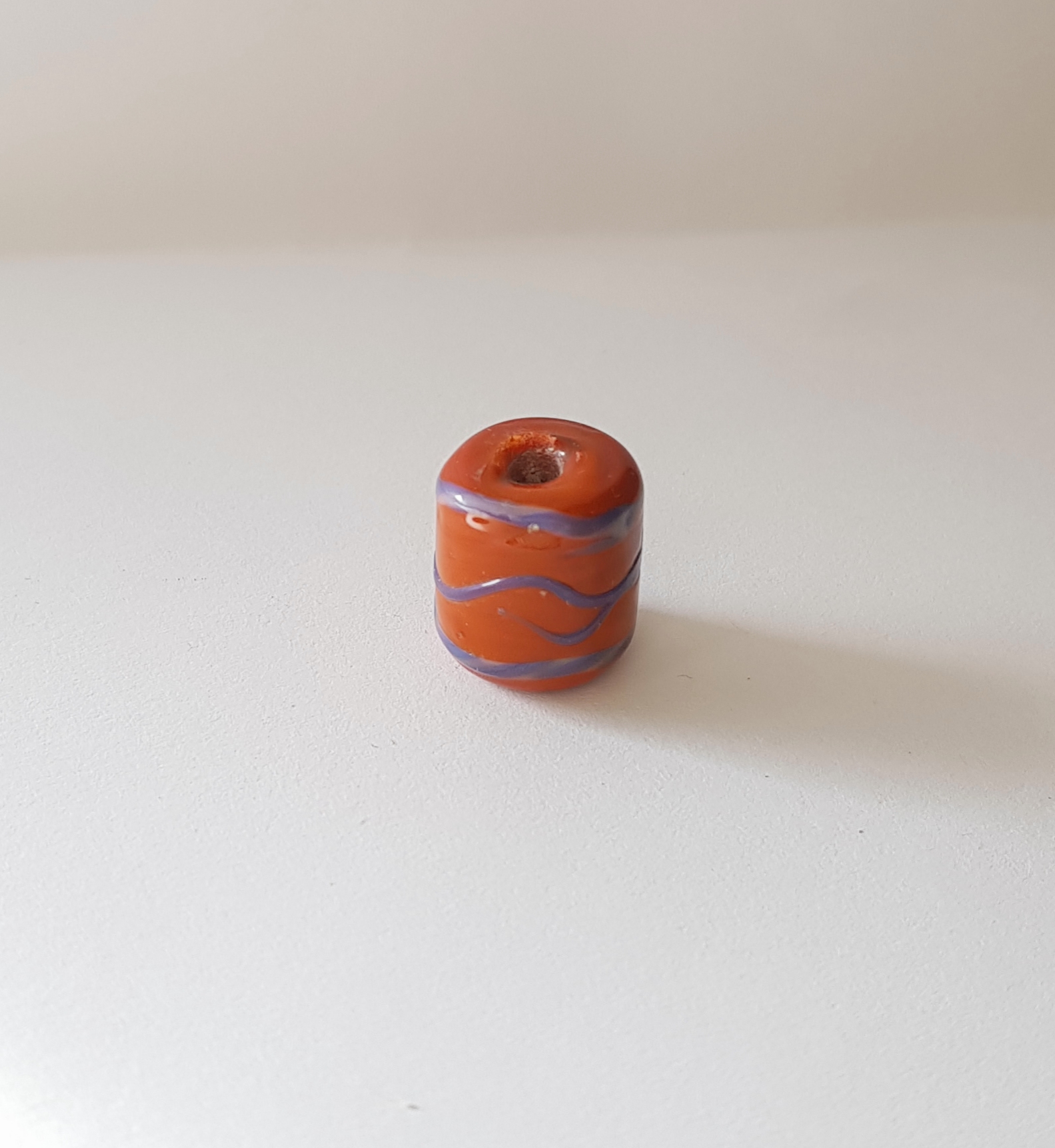 Rödbrun pärla 15x13mm