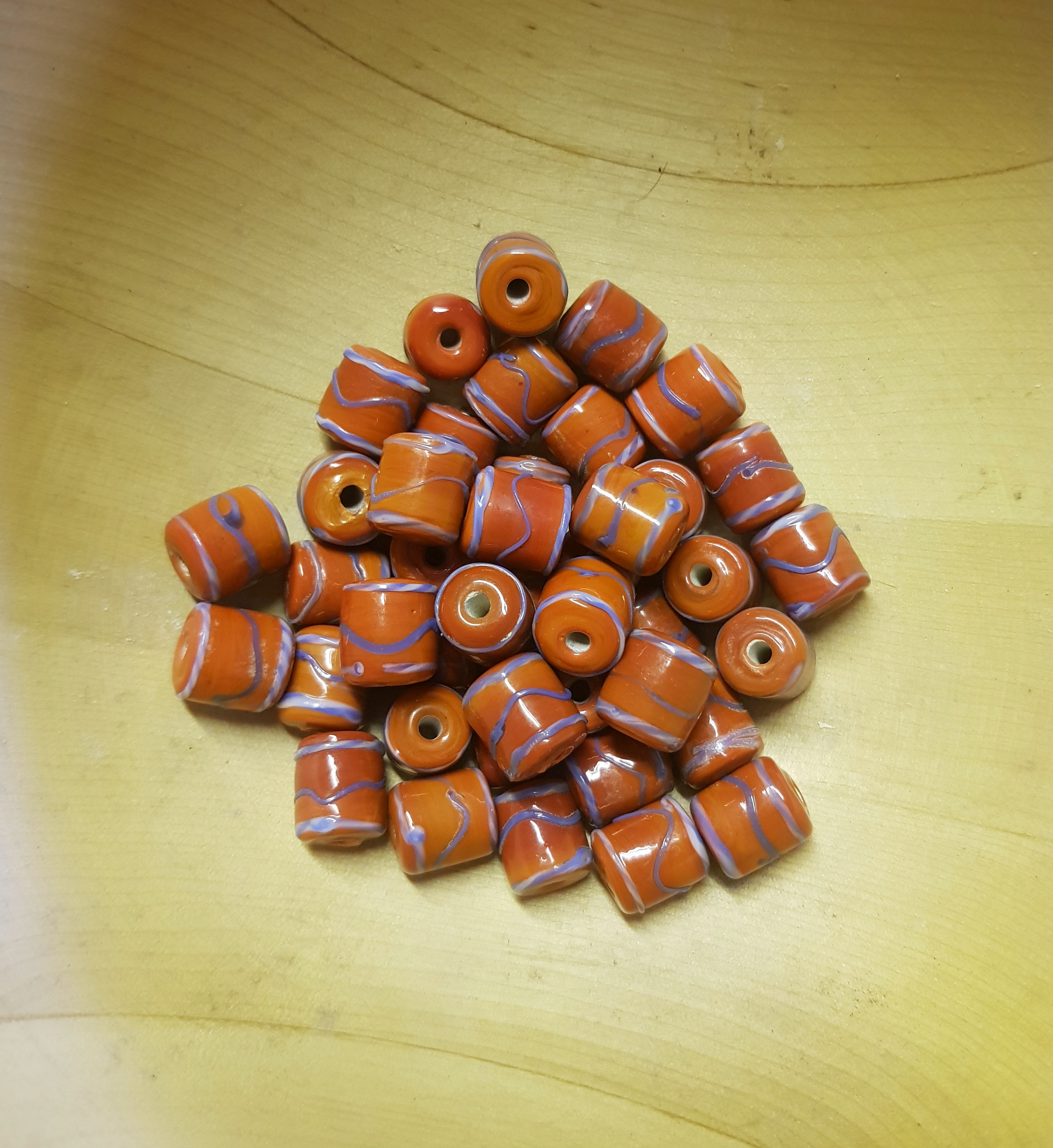 Rödbrun pärla 15x13mm - 2