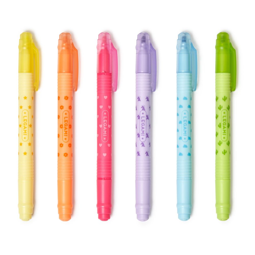Magic Highlighters, set 6 utsuddbara highlighters - 3