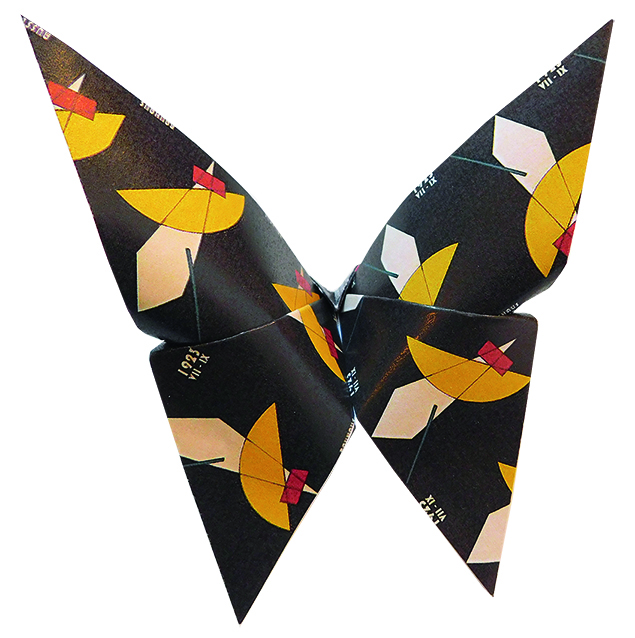 Art Origami, Mondrian Style, Fjärilar, Svårighetsgrad: Easy - 2