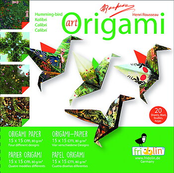 Art Origami, Rousseau, Kolibrier