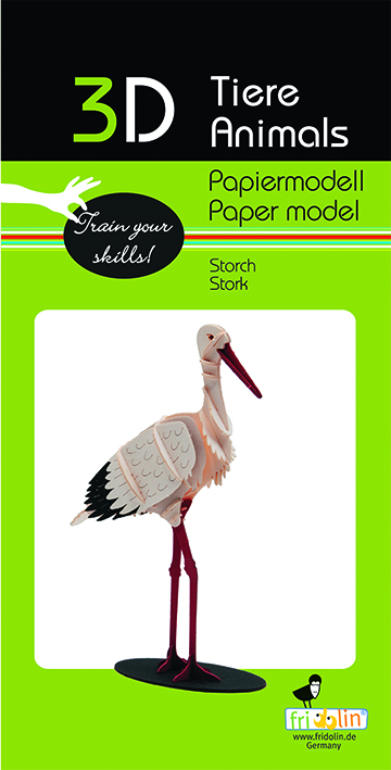 3D-pappersmodell, Stork