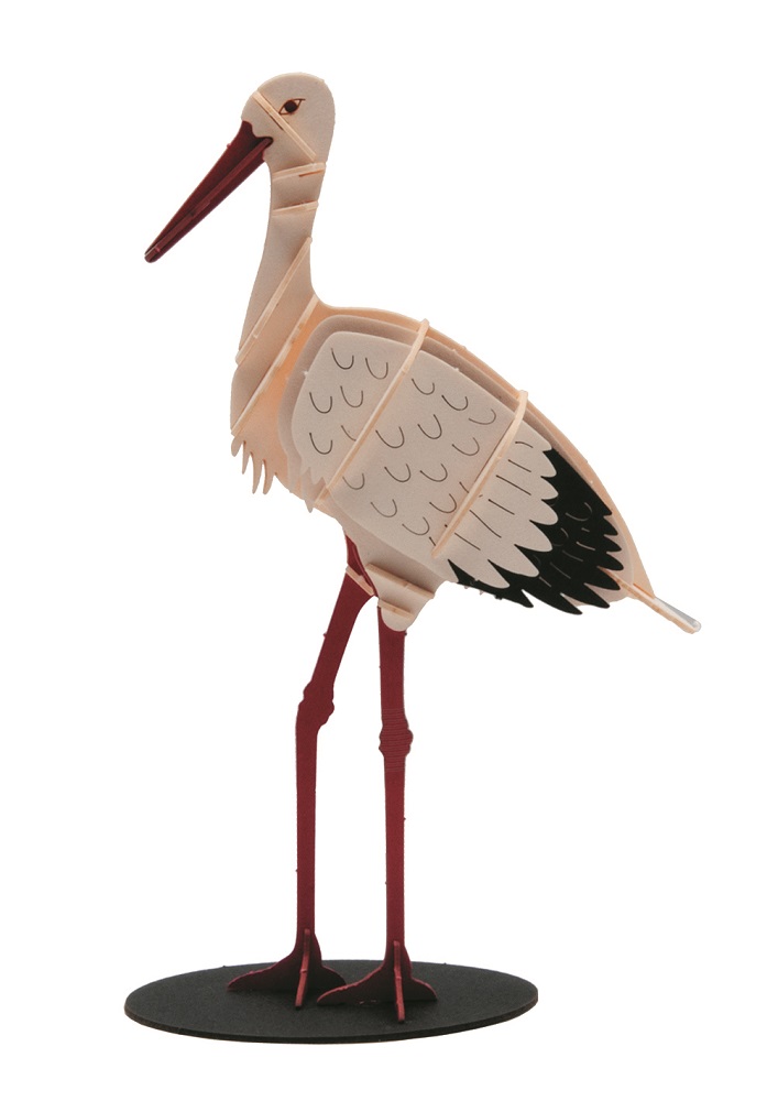 3D-pappersmodell, Stork - 2