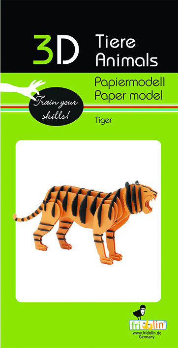 3D-papirmodel, Tiger