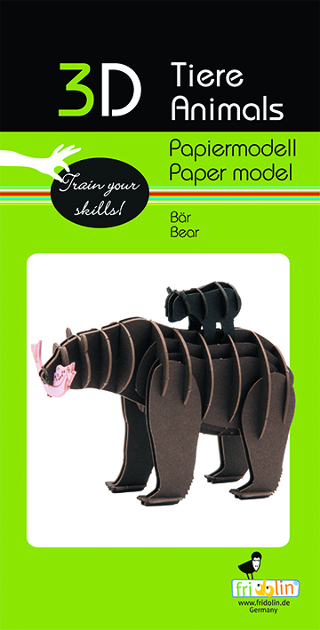 3D-papirmodel, Bjørn