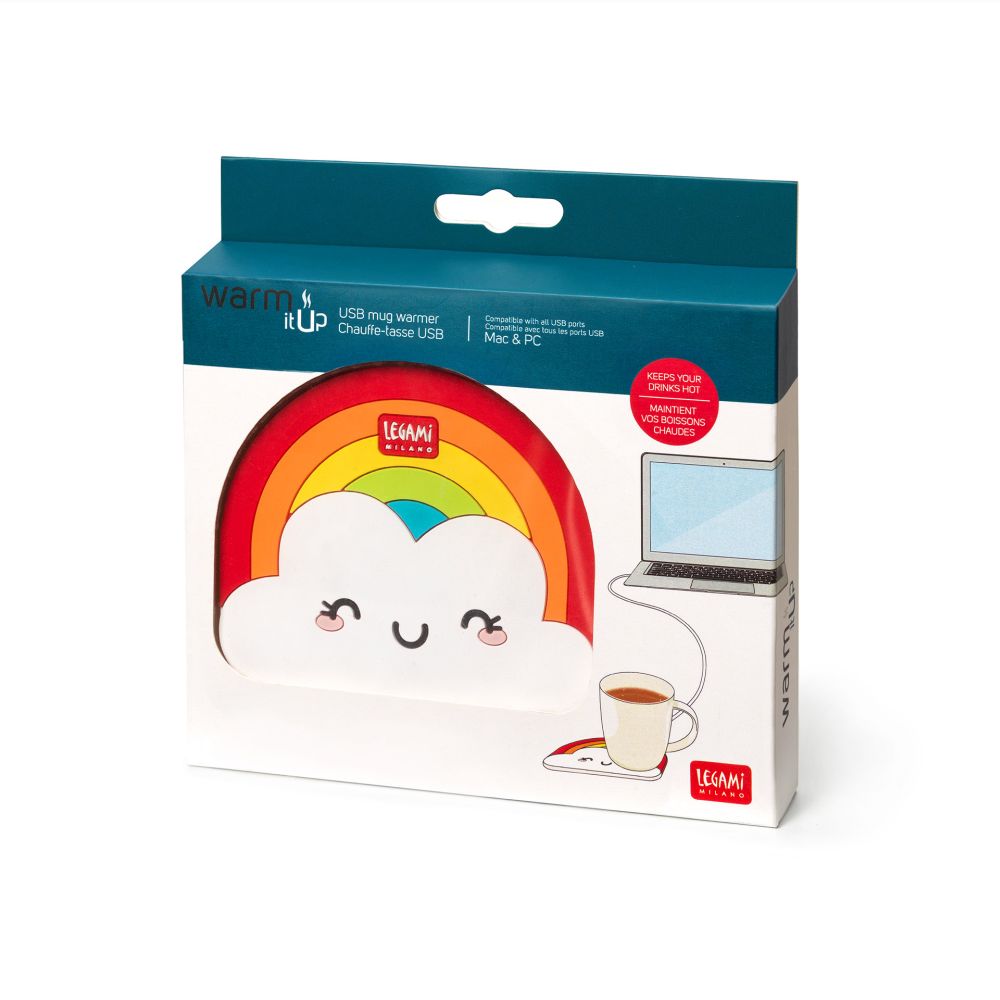 USB-Muggvärmare, Warm it up, Rainbow - 3