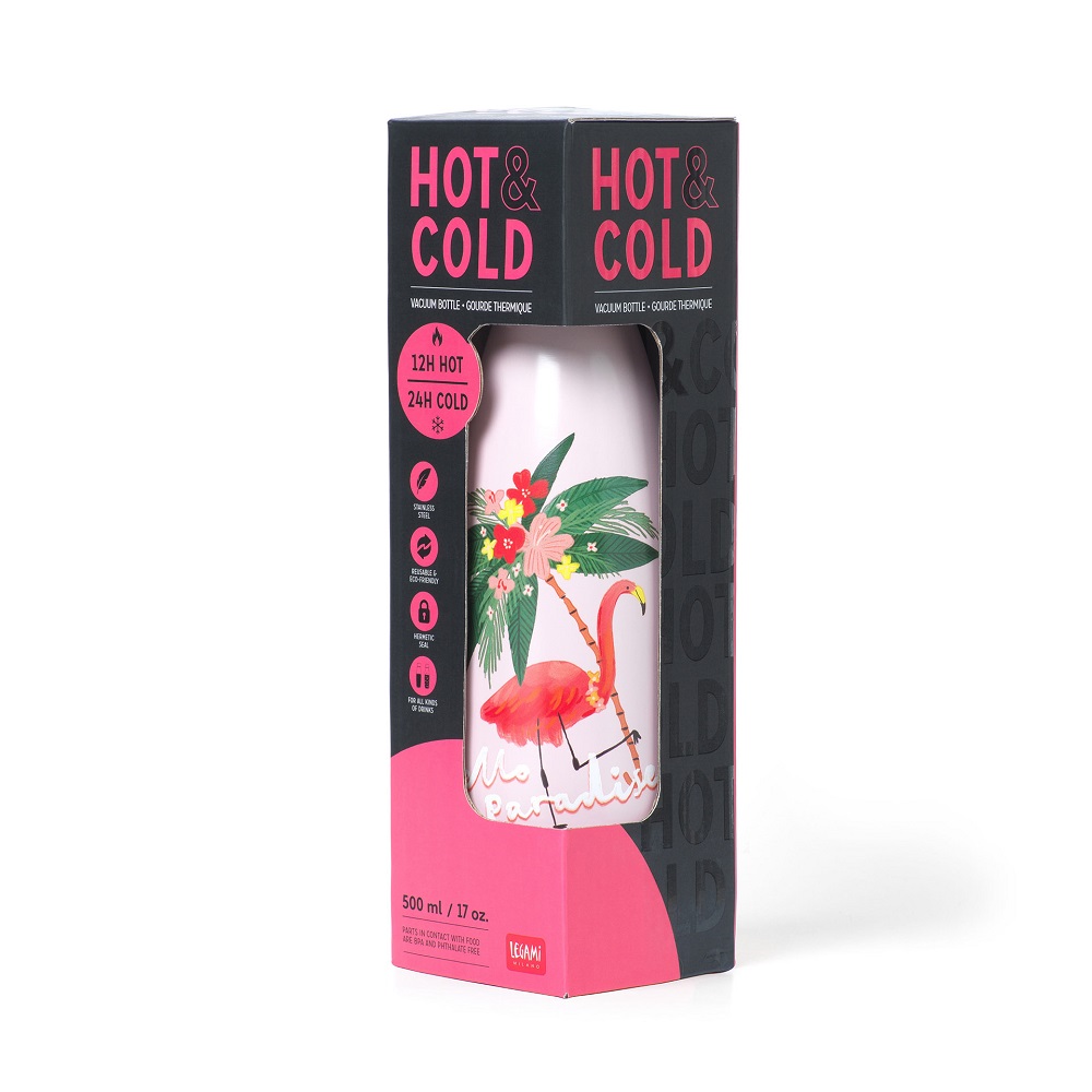 Hot&Cold, Vakuumflaska, Flamingo (500 ml)