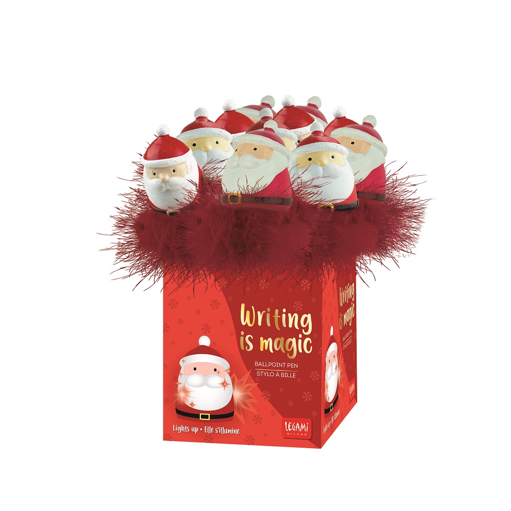 Santa, Writing is magic, Kulspetspenna med lampa - 2