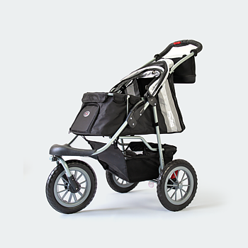STROLLER INNOPET COMFORT EFA ECO - IPS 071/BS- SVART/SILVERGRÅ