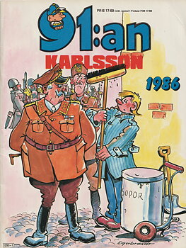 91:an julalbum 1985 (står 1986 på omslaget) begagnad