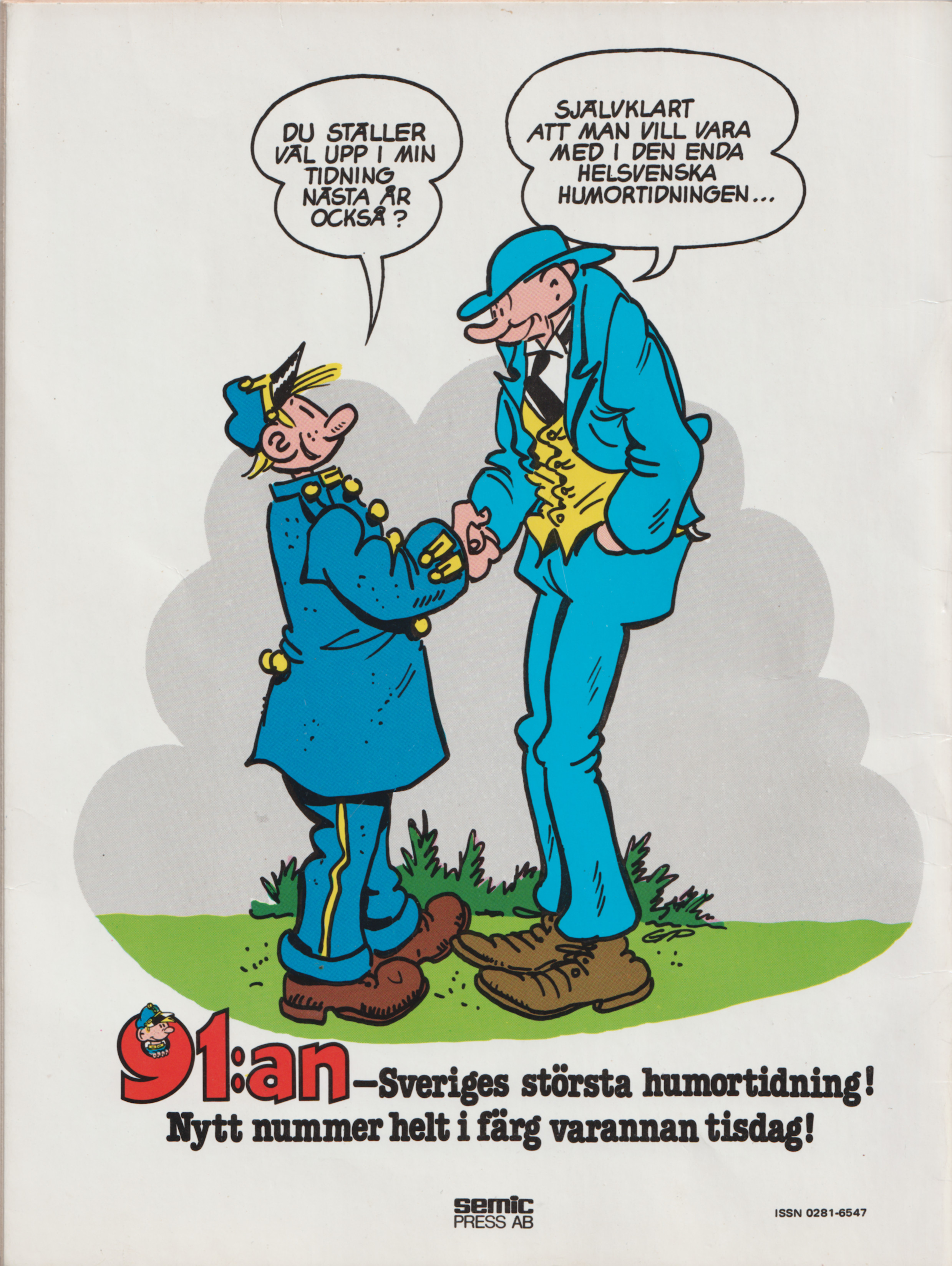 91:an julalbum 1985 (står 1986 på omslaget) begagnad - 2