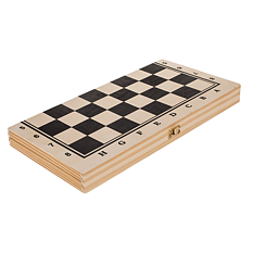 Chess in wooden foldable box