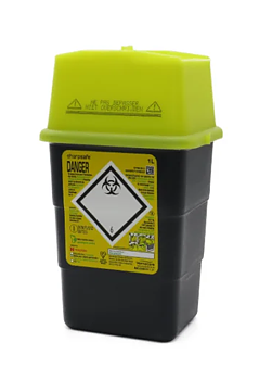 Nålcontainer - Kanylburk, 1, 2 , 3 eller 4 liter